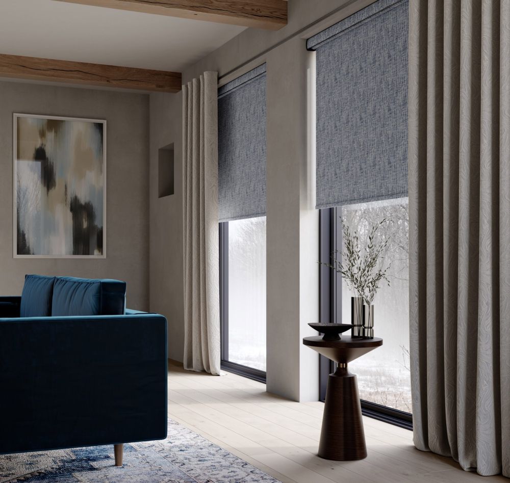 Roller Blinds | Odin Midnight | Rainbow Blinds Glasgow