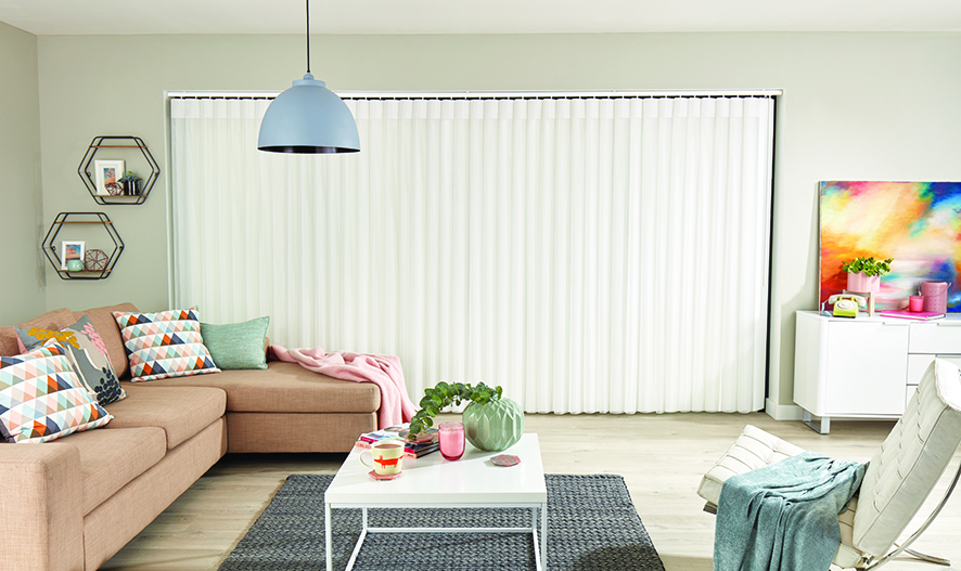 Allusion Blinds | Vista Snow | Rainbow Blinds Glasgow